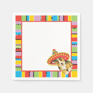 Serviette En Papier Napkins Fiesta Pembroke Welsh Corgi Papier