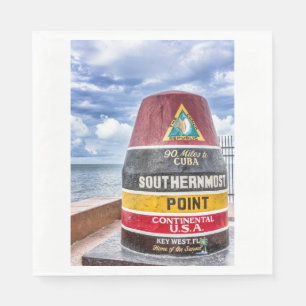 Serviette En Papier Napkins Key West Florida