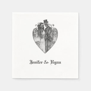 Serviette En Papier Napkins mariage d'Halloween