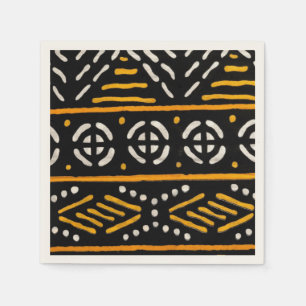 Serviette En Papier Napkins Motif africain