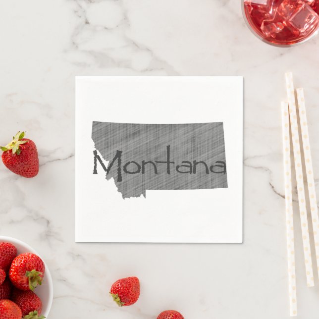 Serviette En Papier Napkins Papier Montana (En situation)