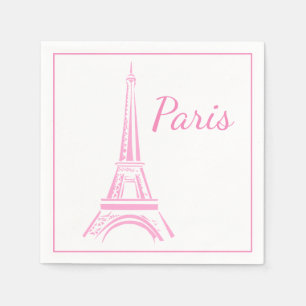 Serviette En Papier Napkins Papier Paris