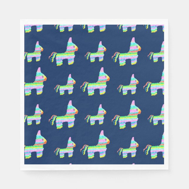 Serviette En Papier Napkins Pinata Party (Devant)