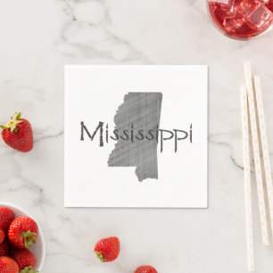 Serviette En Papier Napkins pour partie papier Mississippi