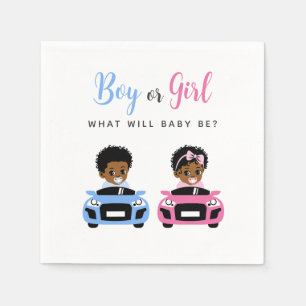 Serviette En Papier Napkins pour révélation du sexe Fille ou garçon co