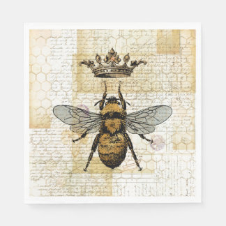 Serviette En Papier Napkins Royal Bee