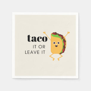 Serviette En Papier Napkins Taco Party