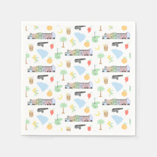 Serviette En Papier Naples de Caroline du Sud