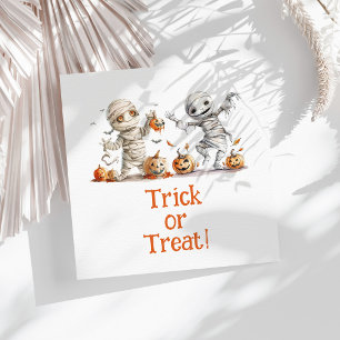 Serviette En Papier Naples de la fête Citrouille d'Halloween pour enfa