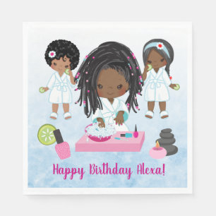 Serviette En Papier Naples de la partie Spa africaine américaine