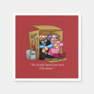 Serviette En Papier Naples de Noël Hilarious Humour Party