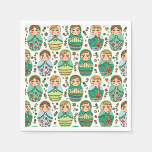 Serviette En Papier Naples de poupées de nidification