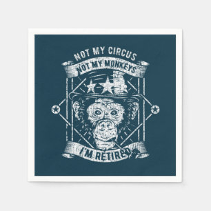 Serviette En Papier Naples de retraite Retraité Retraité pensionné