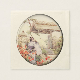 Serviette En Papier Naples de style japonais