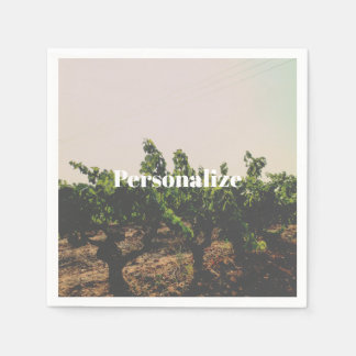 Serviette En Papier Naples de vignoble espagnol