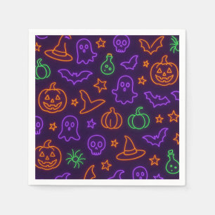 Serviette En Papier Naples d'Halloween