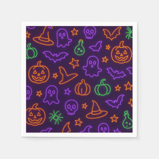 Serviette En Papier Naples d'Halloween