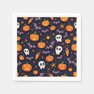 Serviette En Papier Naples d'Halloween