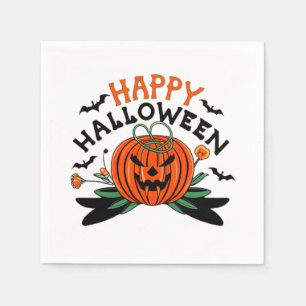 Serviette En Papier Naples d'Halloween