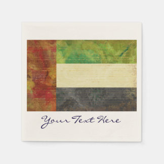 Serviette En Papier Naples du Drapeau de Dubaï