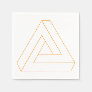 Serviette En Papier Naples du triangle impossible