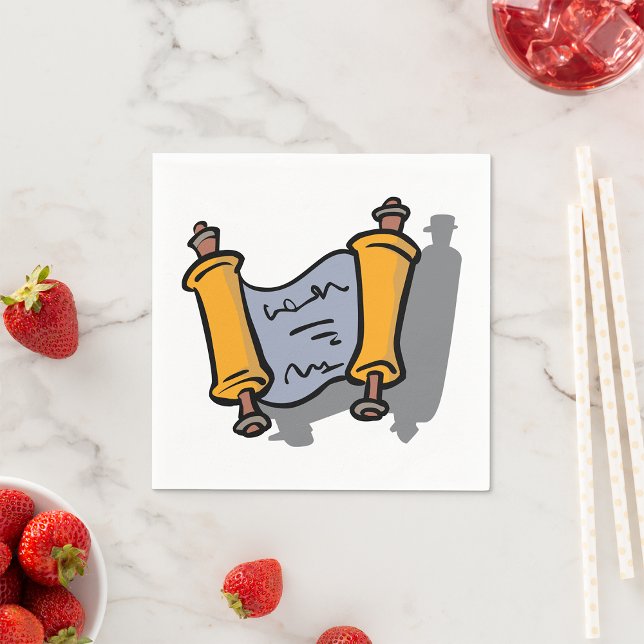 Serviette En Papier Naples en papier à défilement Hanoukka (Créateur téléchargé)