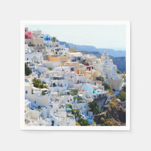 Serviette En Papier Naples en papier de Santorini Grèce