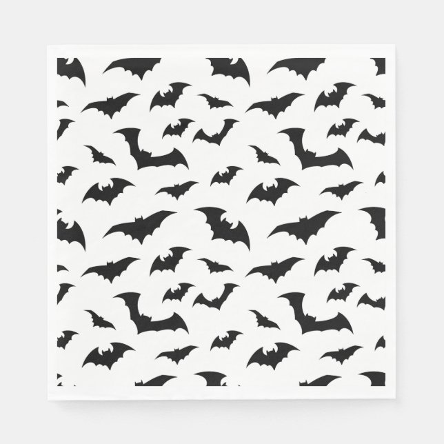 Serviette En Papier Naples en papier d'Halloween (Devant)
