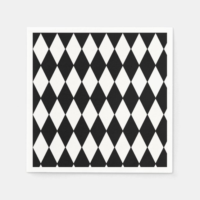 Serviette En Papier Naples en papier d'Halloween (Devant)