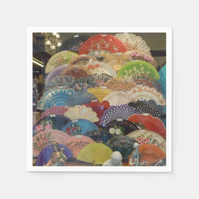 Serviette En Papier Naples en papier espagnol (Devant)