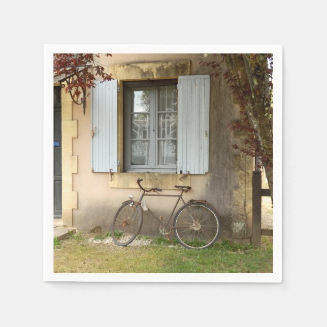 Serviette En Papier Naples en papier maison française (Devant)