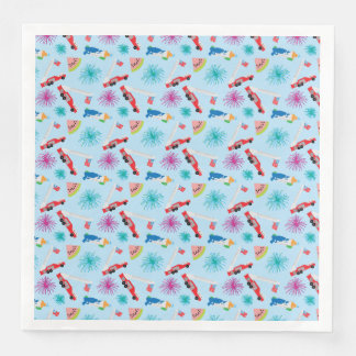 Serviette En Papier Naples en papier Nantucket 4 juillet