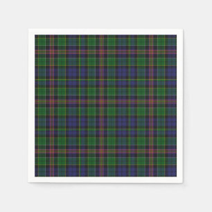 Serviette En Papier Naples en papier tartan Allison