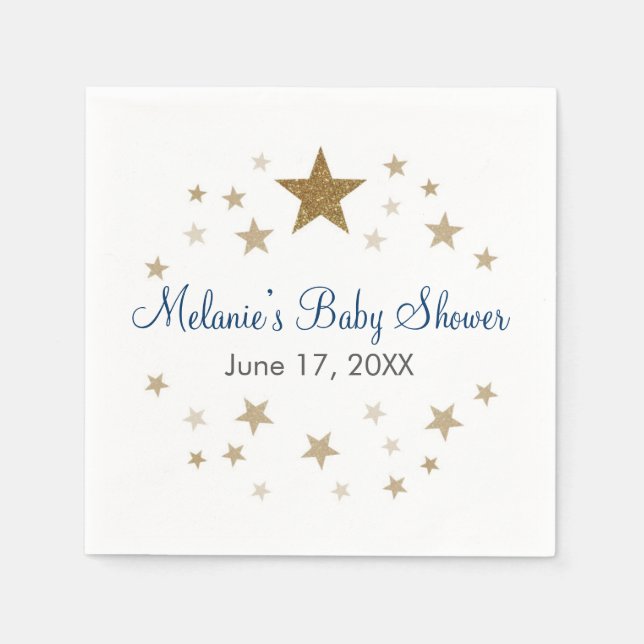 Serviette En Papier Naples en papier Twinkle Little Star (Devant)