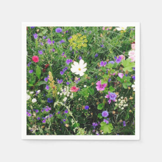 Serviette En Papier Naples florales