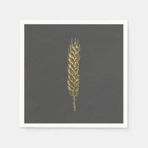 Serviette En Papier Naples Gold Wheat