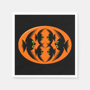 Serviette En Papier Naples Halloween Crows Papier