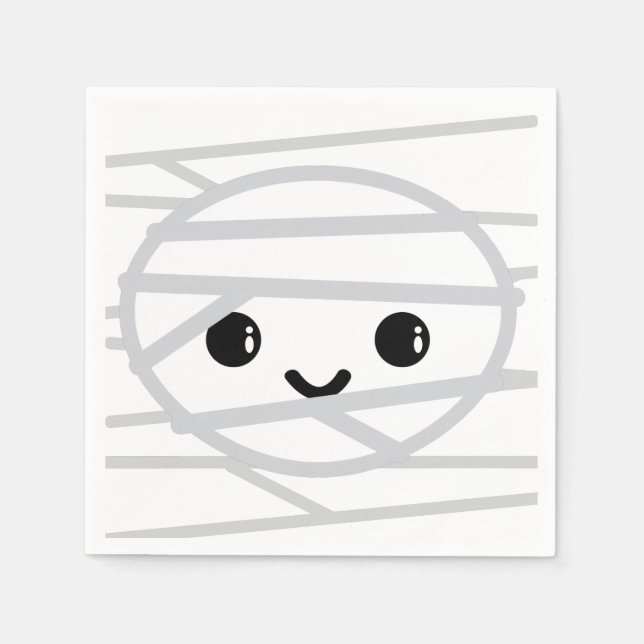 Serviette En Papier Naples Kawaii Mummy (Devant)