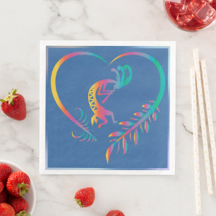 Serviette En Papier Naples Kokopelli de la partie sud-ouest