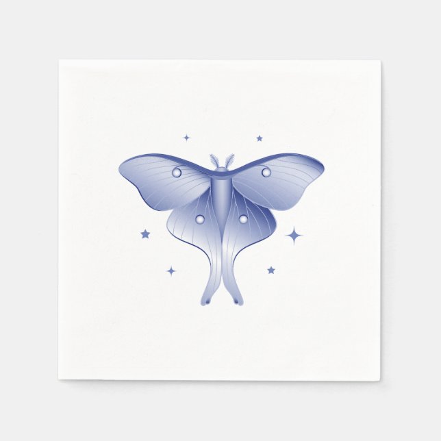Serviette En Papier Naples Luna Moth Party (Devant)