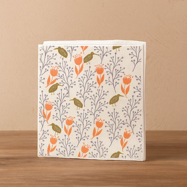 Serviette En Papier Naples Nature Folid Bird (Créateur téléchargé)