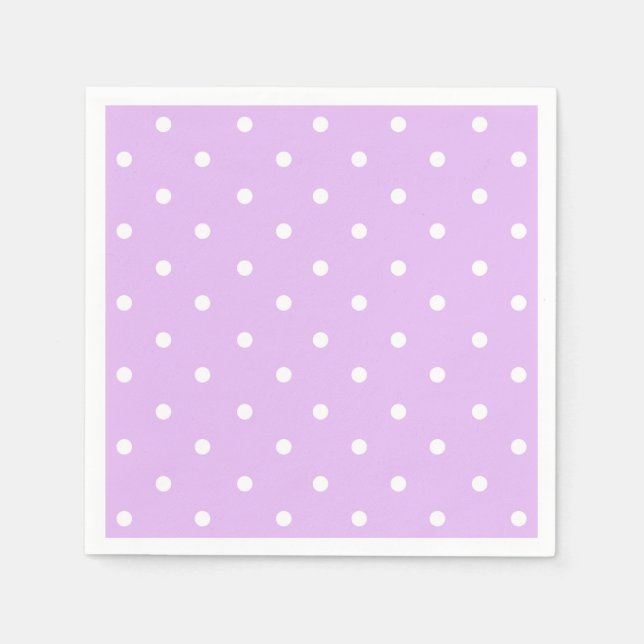 Serviette En Papier Naples Polka Pot Clair (Devant)