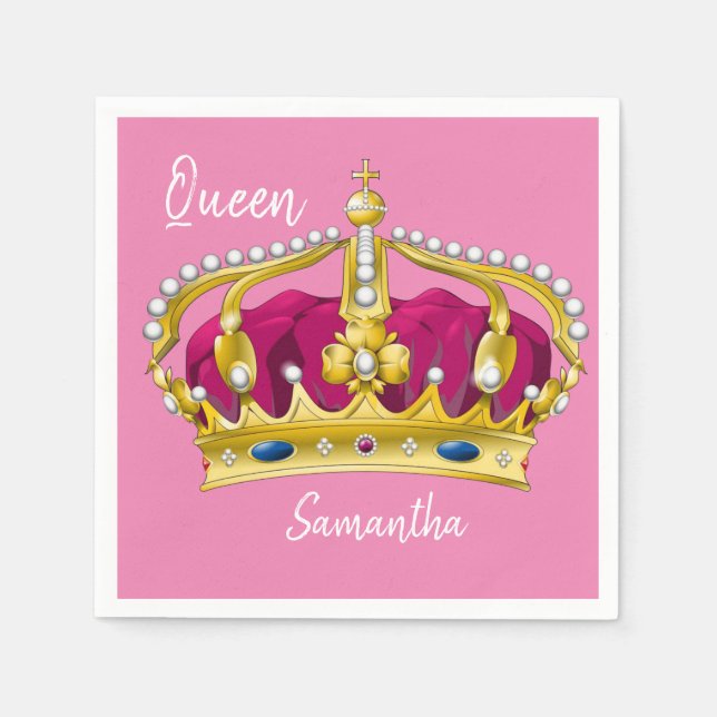 Serviette En Papier Naples Queen Paper (Devant)