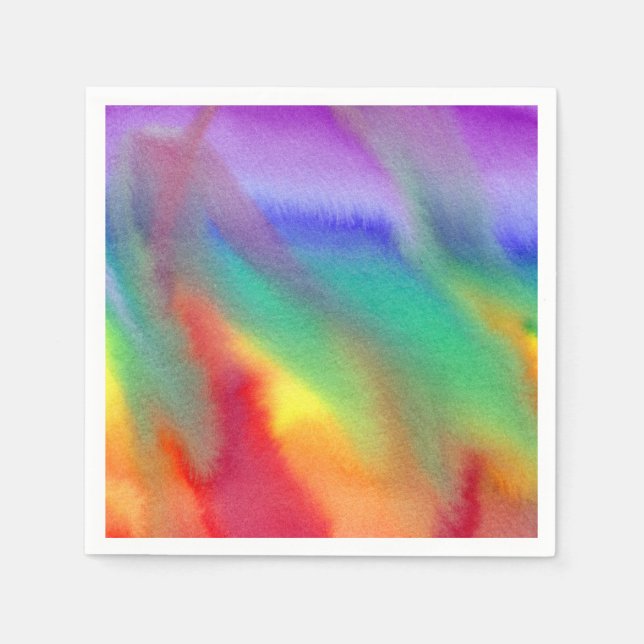 Serviette En Papier Naples Rainbow Swirl (Devant)