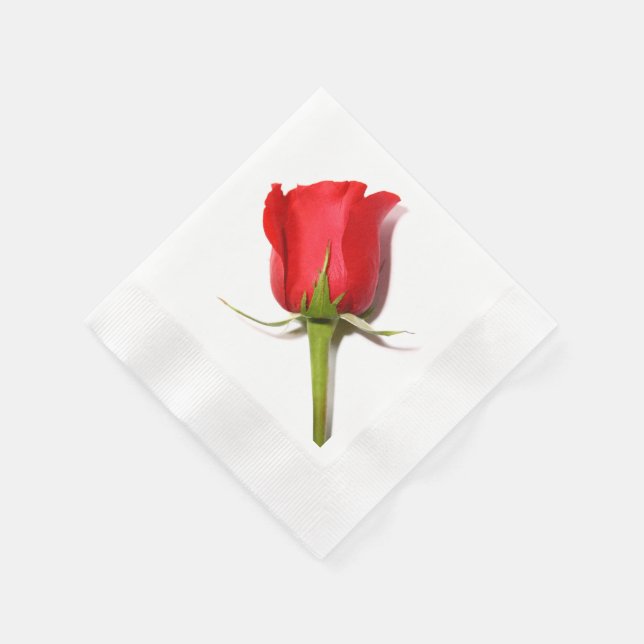 Serviette En Papier Naples Red Rose (Coin)