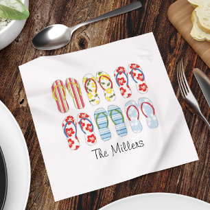 Serviette En Papier Naples tongs été