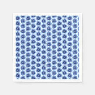 Serviette En Papier Napoléon bleu marguerite sur toute impression