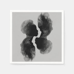 Serviette En Papier Napoléon en papier d'art de la reine africaine Sil