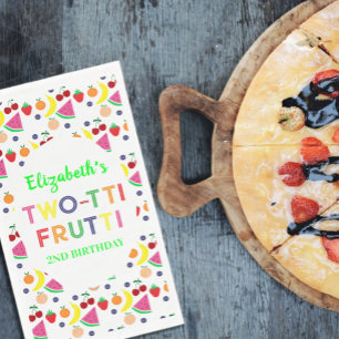 Serviette En Papier Nappes d'anniversaire deux ans Fruit Two-tti Frutt