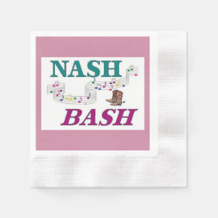 Serviette En Papier Nashville Nash Bash Music